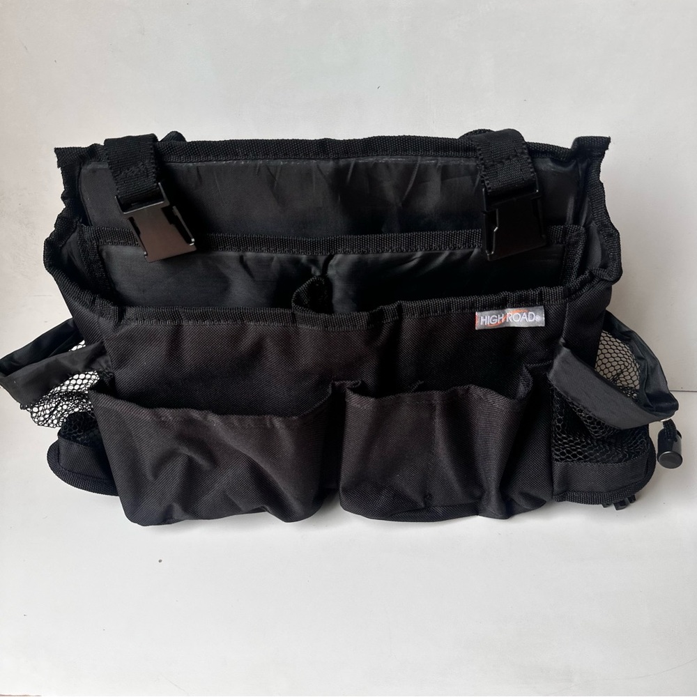 Highroad Black car seat back organizer With 8 Compartments One Size